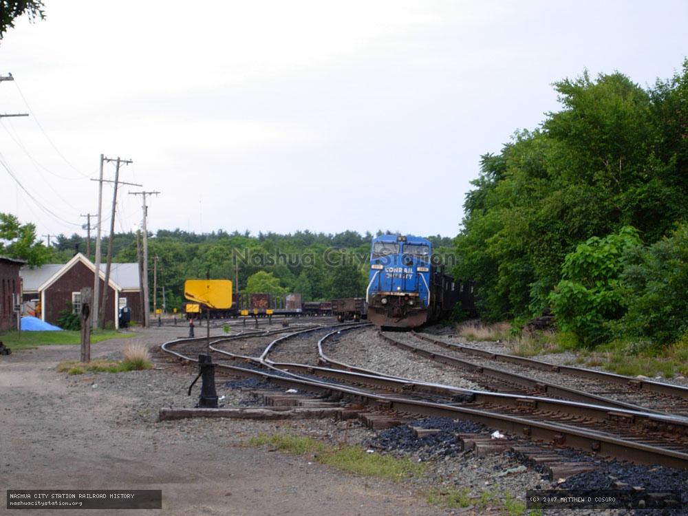 Digital Image: Nashua freight yard